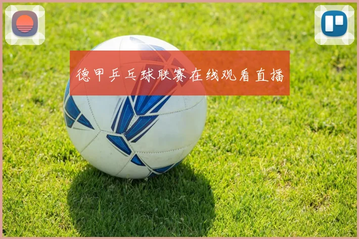 德甲乒乓球联赛在线观看直播